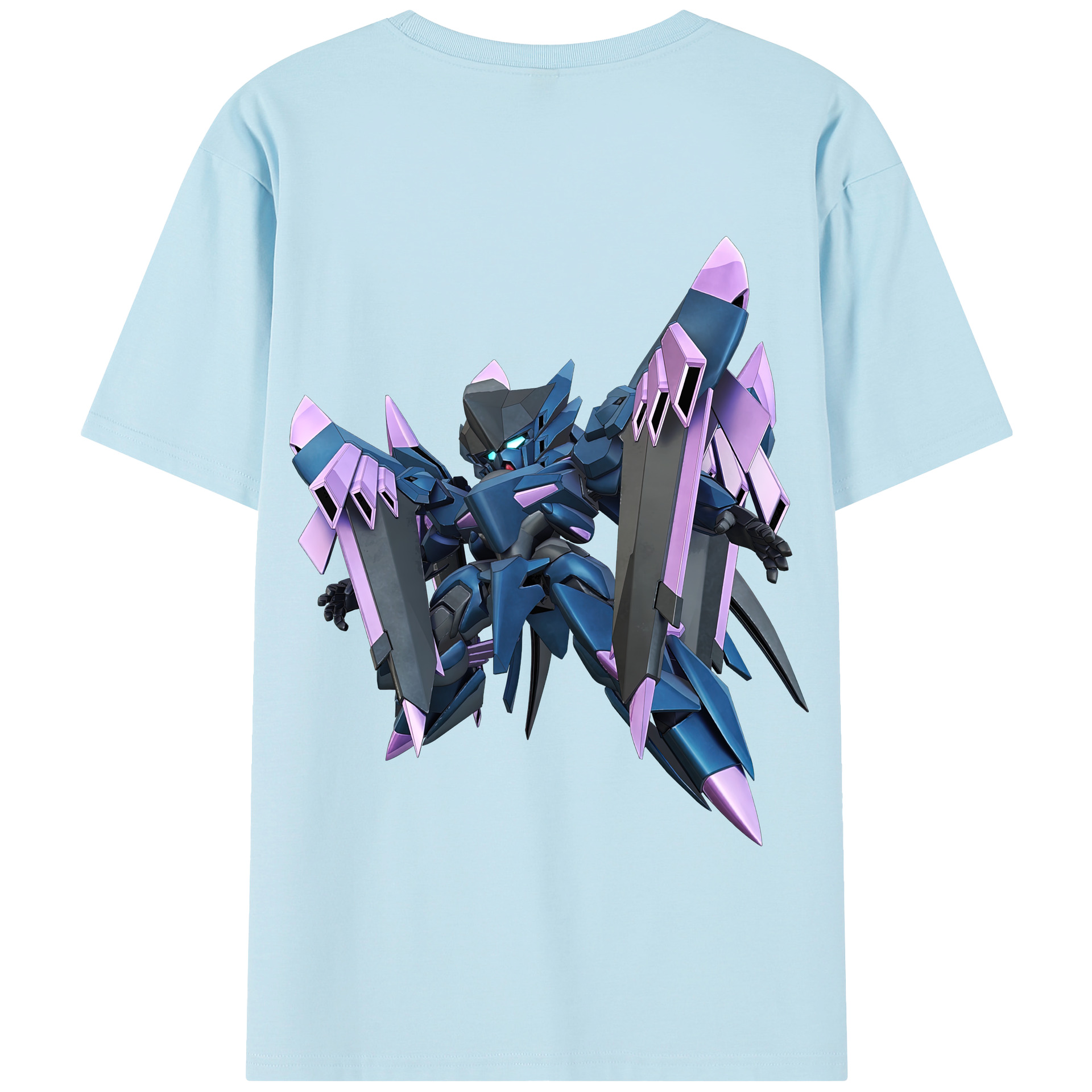 （画像用） 機動戦士ガンダム Mobile Suit Gundam 綿100％半袖Tシャツ（背面プリント）